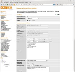 Screenshot Verso-Backend